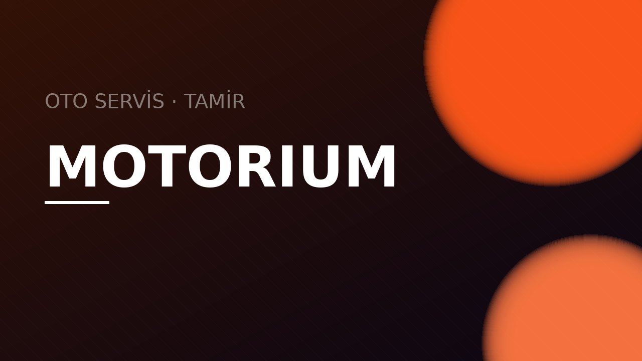 Motorium oto servis atölyesi