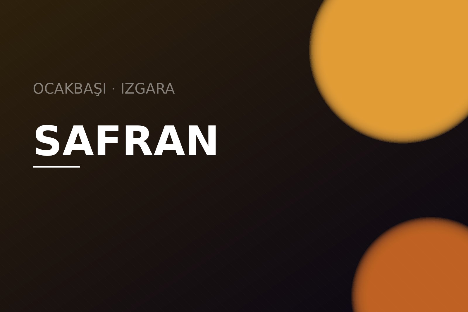Safran Ocakbaşı — ızgara ve közde etler